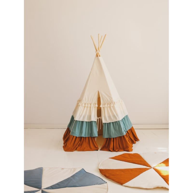 Tente tipi cirque avec volants et tapis (Moi Mili) - Image 2