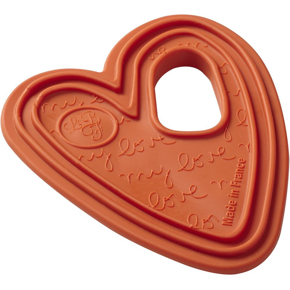 Anneau de dentition cœur Terracotta (Le biberon français) - Couverture