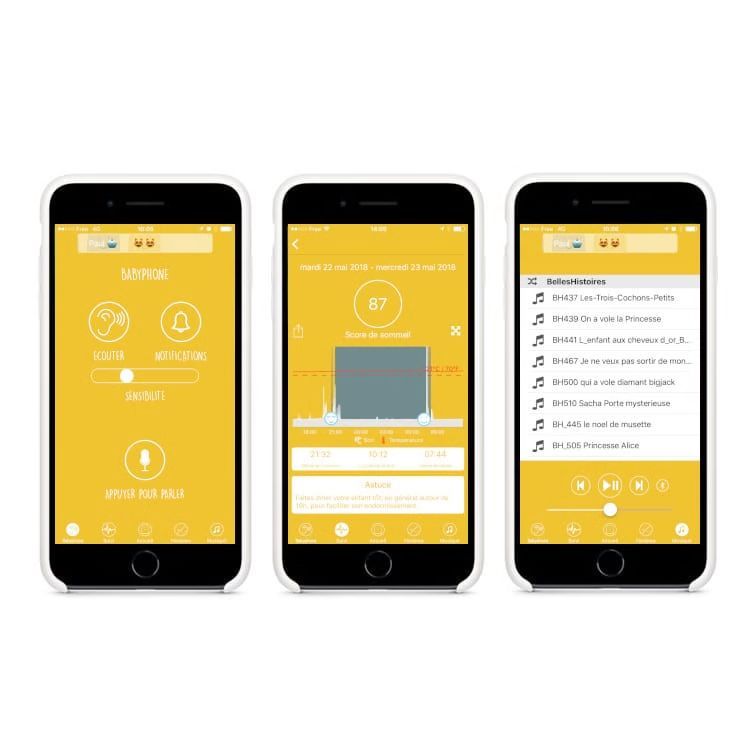 REMI jaune Babyphone avec notification (UrbanHello) - Image 2