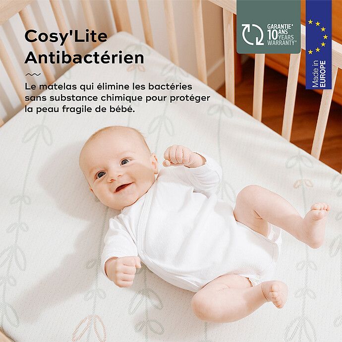 Matelas Antibactérien Cosy'lite - 60 x 120 cm (Babymoov) - Image 3