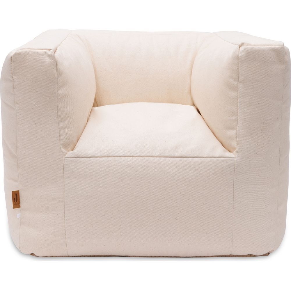 Fauteuil pouf Twill Natural (Jollein) - Couverture