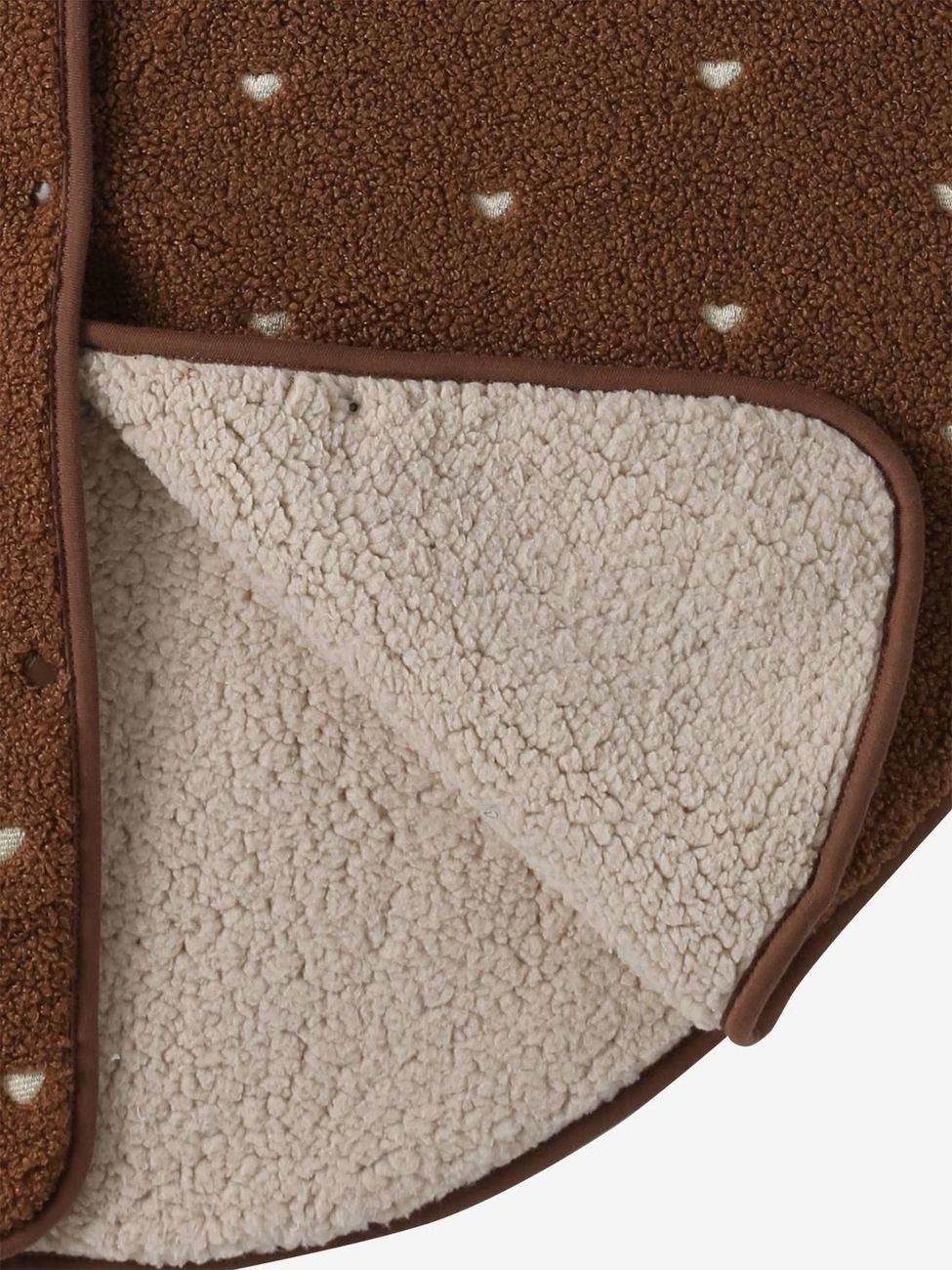 Poncho bébé 18-36 mois pour siège auto coeur fondant (Vertbaudet) - Image 2