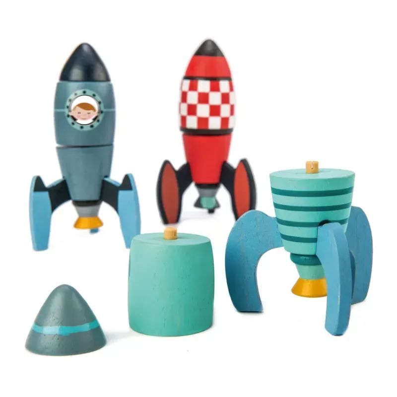 Construction de fusées (Tender Leaf Toys) - Image 1