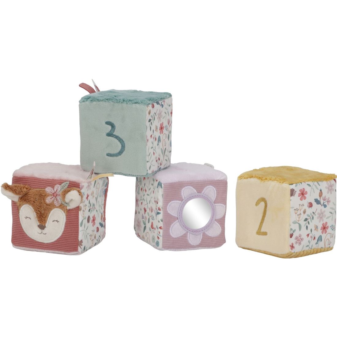 Lot de 4 cubes doux Fairy Garden (Little Dutch) - Couverture