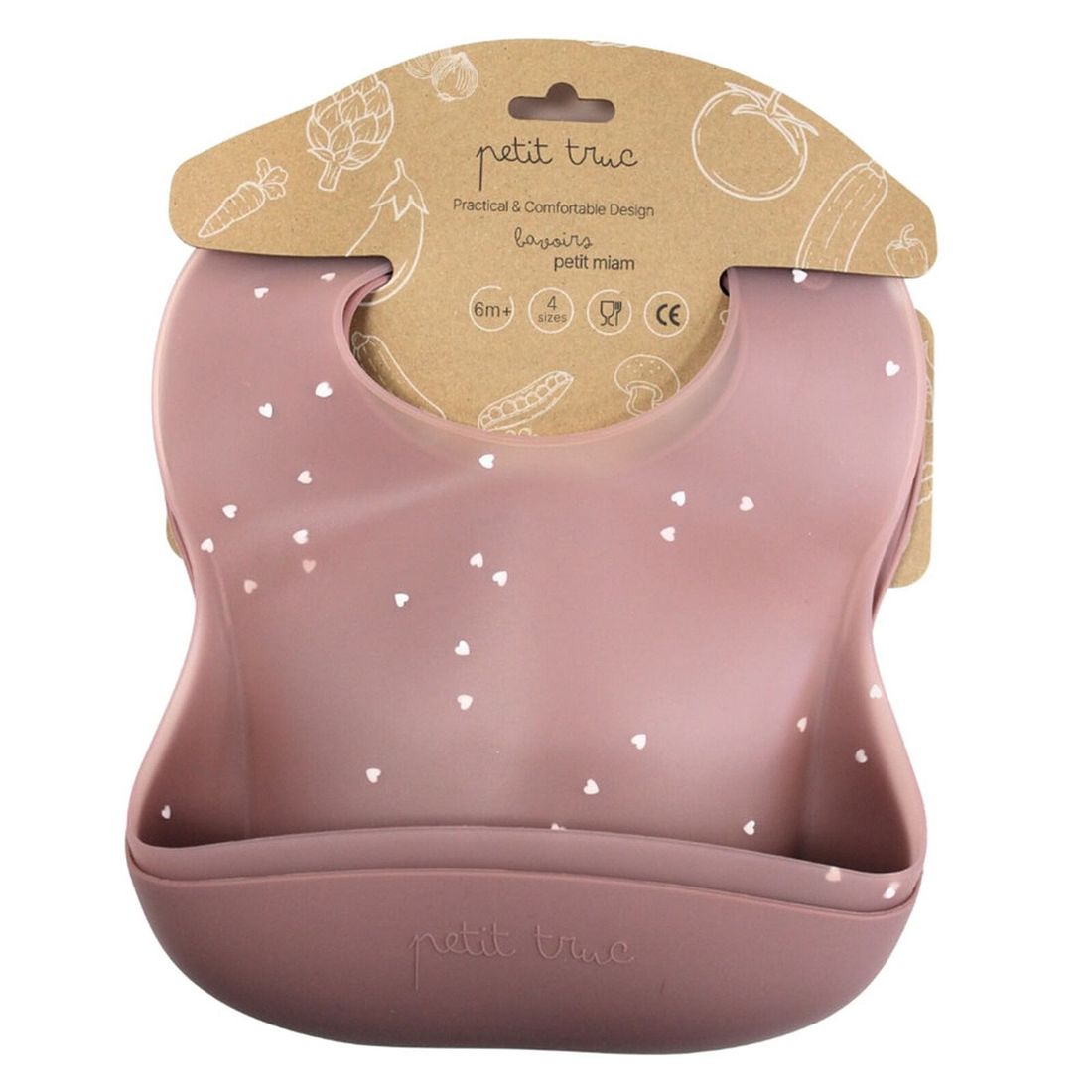 Lot de 2 Bavoirs Silicone Petit Miam - Fig (Petit Truc) - Couverture