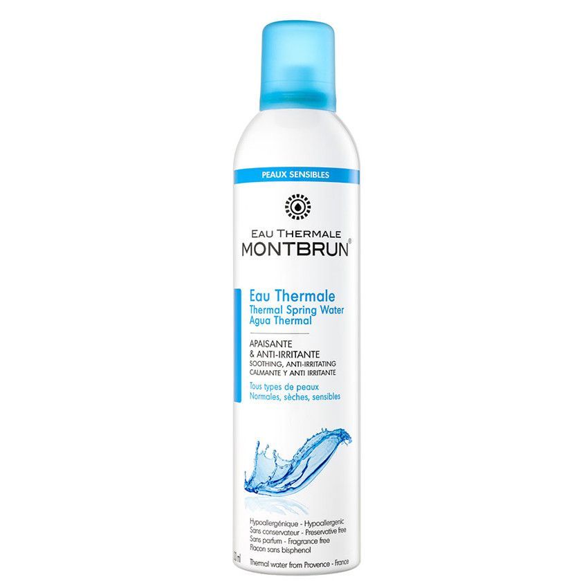 Brumisateur eau thermale Montbrun 300ml - Blanc/Bleu (Alphanova) - Couverture