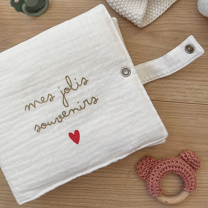 Mini Album - Ecru Mes Jolis Souvenirs (Atelier Wagram) - Image 1