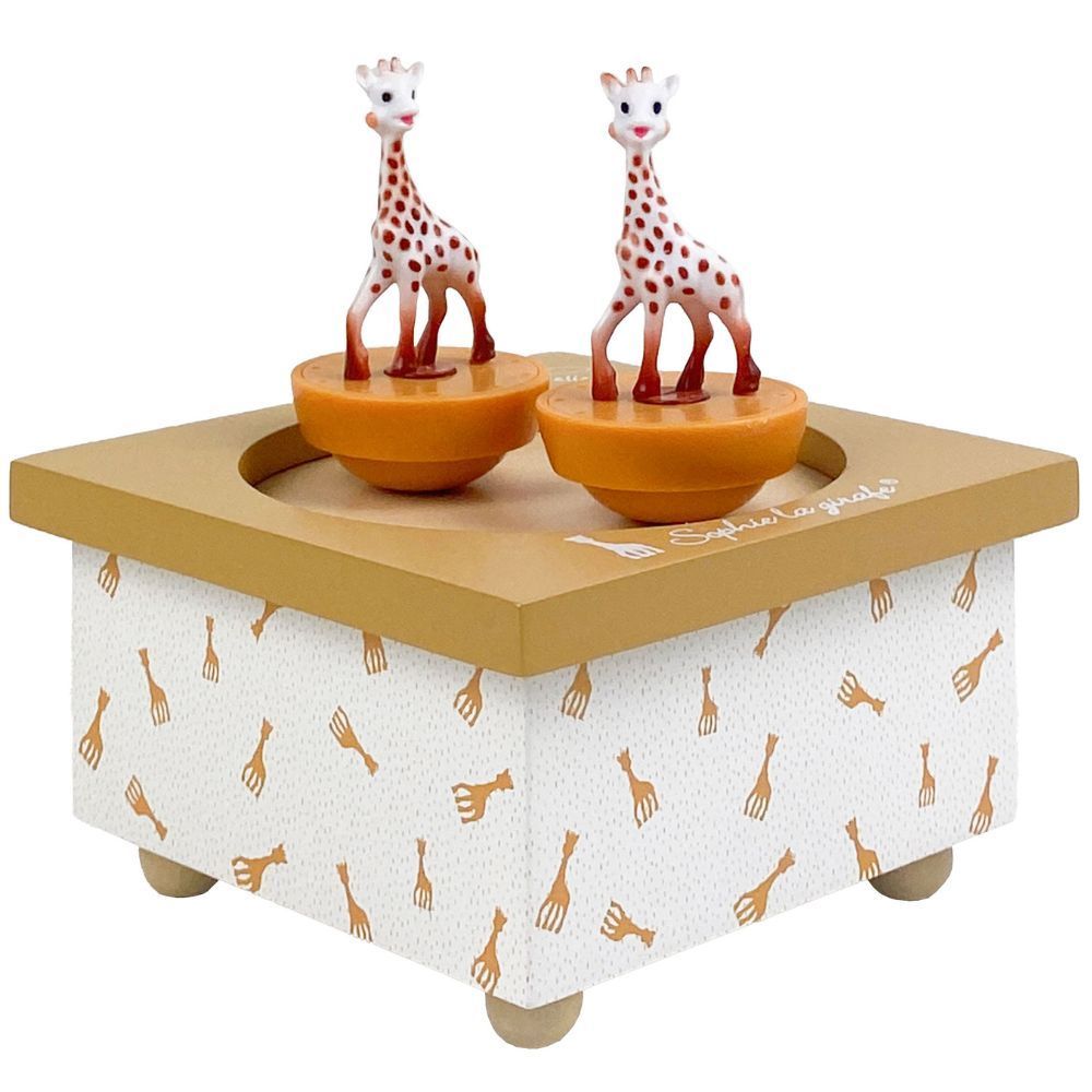 Boîte à musique magnétique Sophie La Girafe Camel (Trousselier) - Couverture