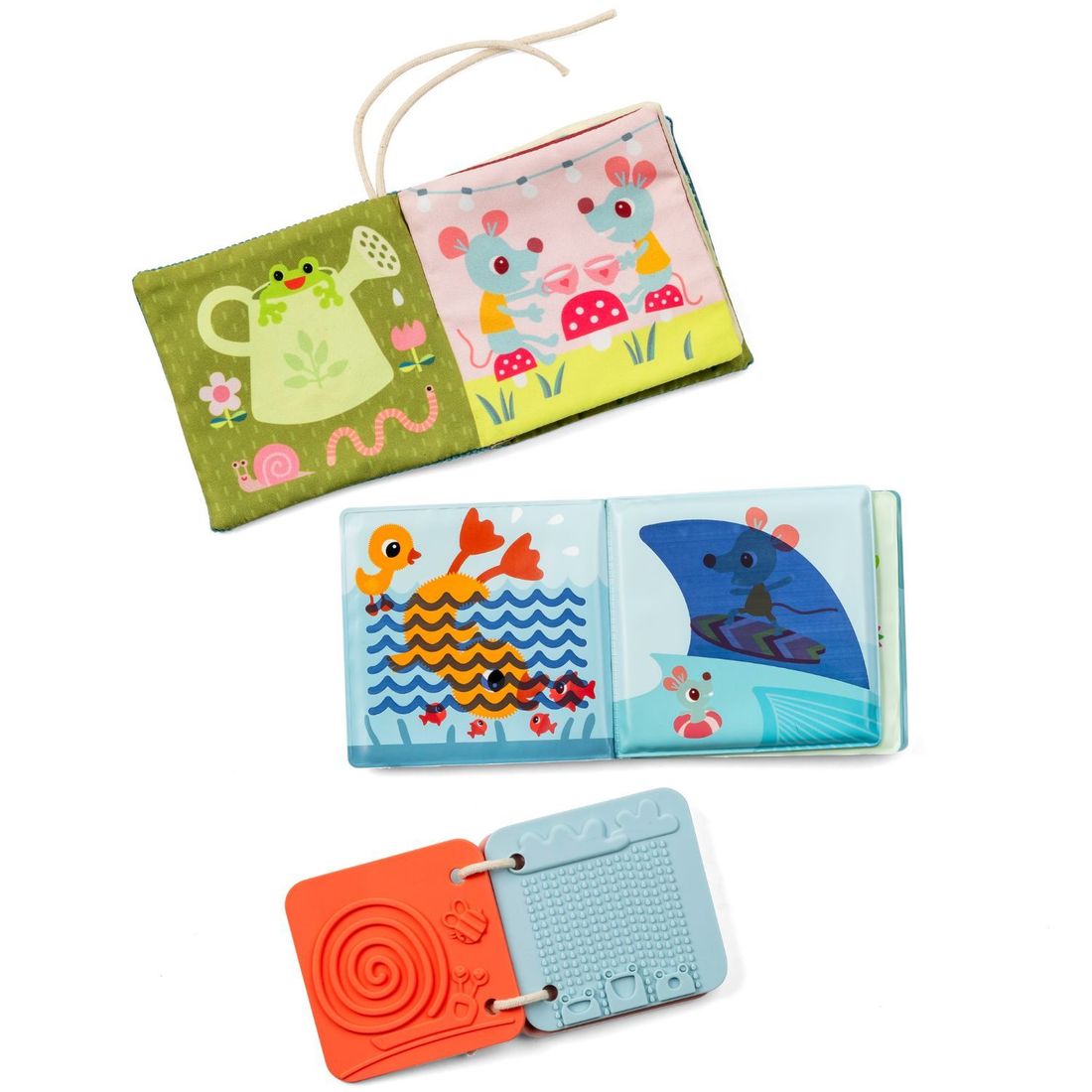 Set de naissance 3 livres sensoriels Jardin (Lilliputiens) - Image 8