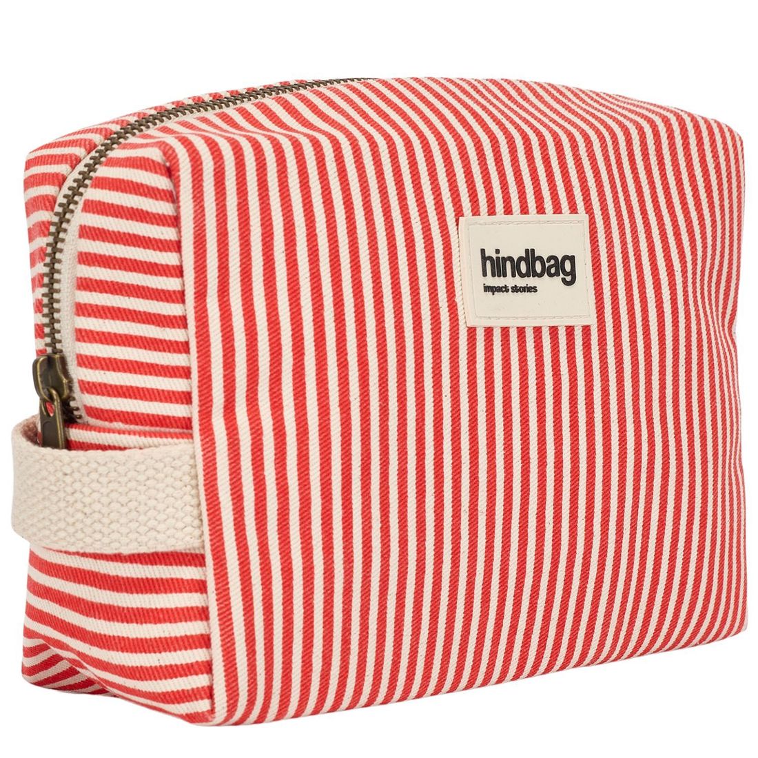 Trousse de toilette Leon Rayures Fines Rouge (Hindbag) - Image 5