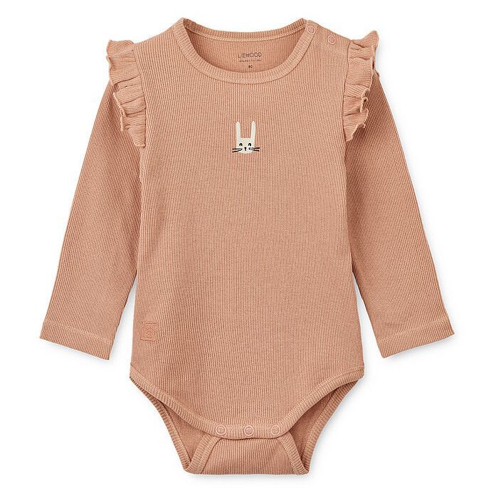 Lot de 2 Bodys Yanni Bunny Sandy & Pale Tuscany - 9 Mois (Liewood) - Image 3