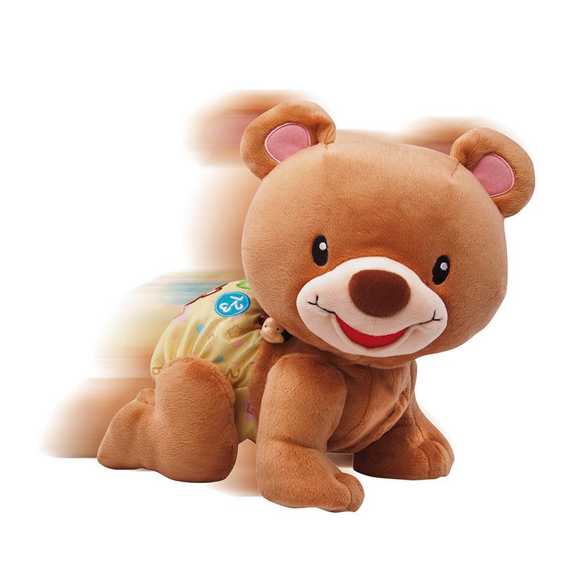 Peluche Ourson 1 2 3 suis-moi - Marron (VTech) - Image 1