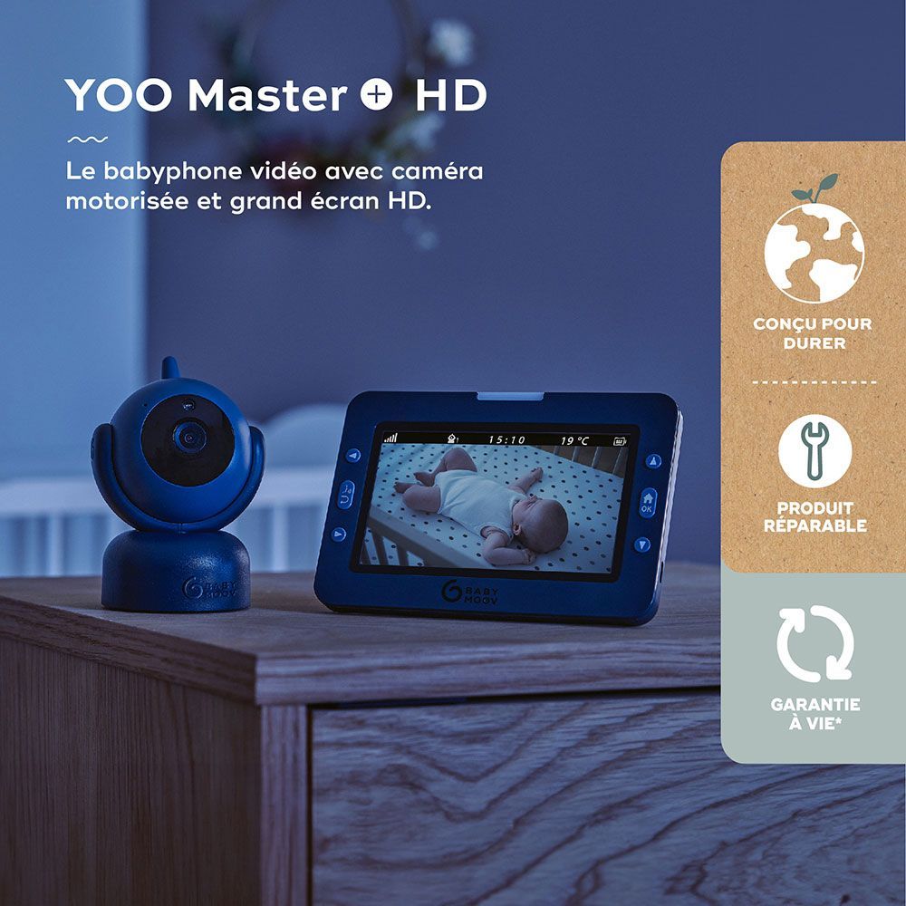 Babyphone vidéo Yoo master+ HD (Babymoov) - Image 3
