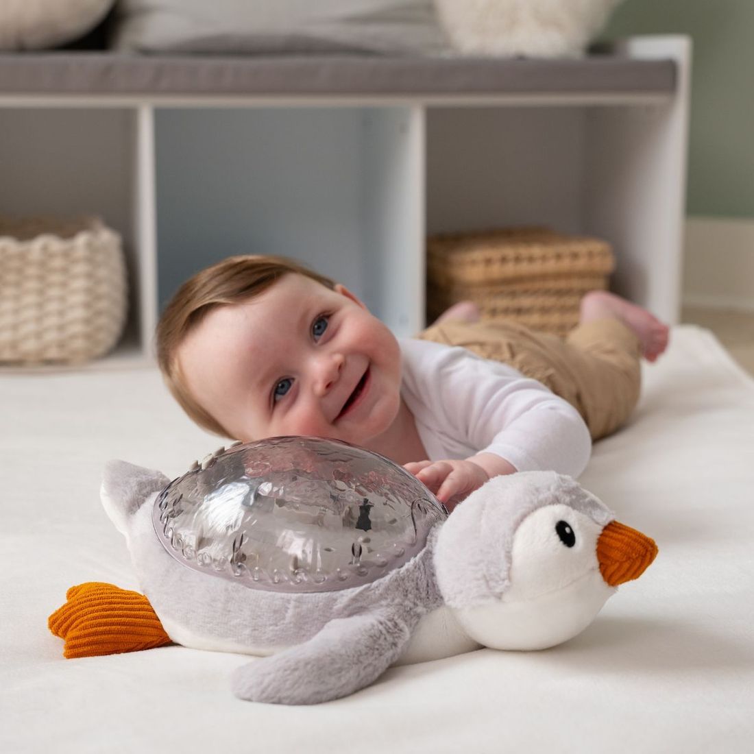 Veilleuse peluche Tranquil Penguin (rechargeable) (Cloud B) - Image 3
