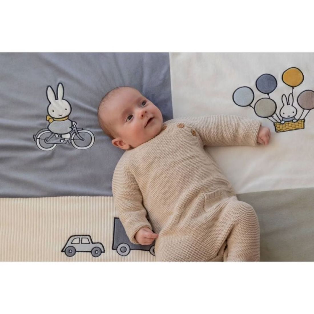 Tapis De Jeux Pour Parc - Fluffy Bleu Et Vert (Miffy) - Image 1