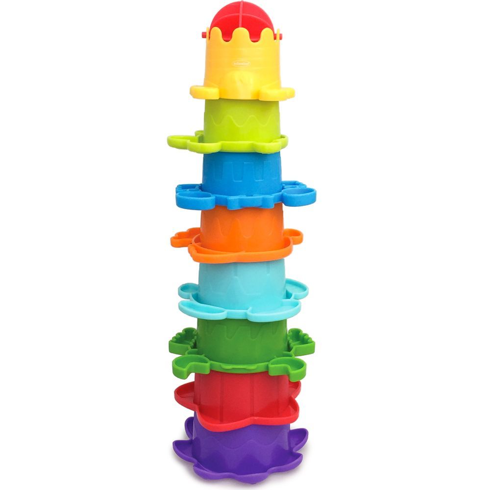 Jouet de bain gobelets gigogne (8 pièces) (Infantino) - Couverture