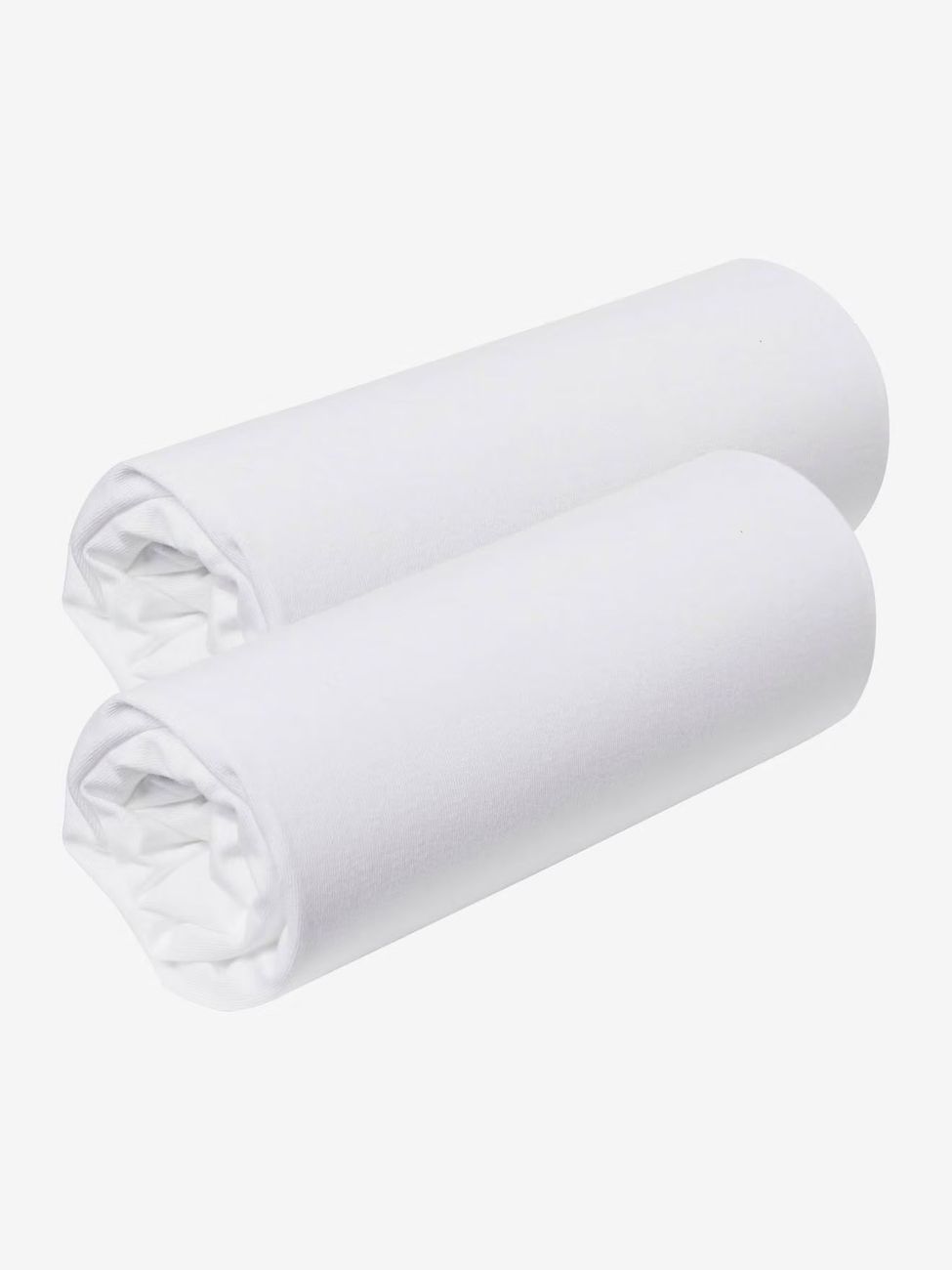 Lot de 2 housses pour berceau et cododo en coton bio* blanc (Vertbaudet) - Couverture