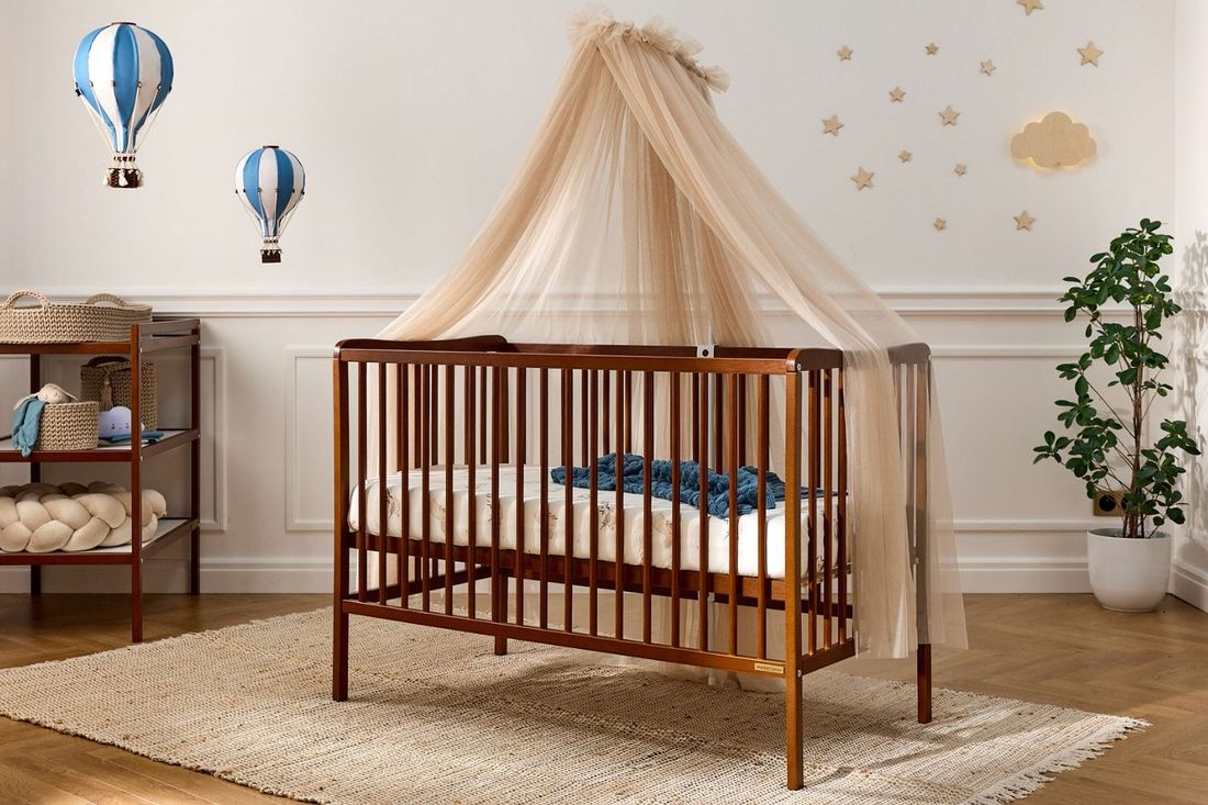 - Ciel de Lit en Tulle Warm Beige - avec Flèche de Lit - Beige (Mon Lit Cabane) - Couverture