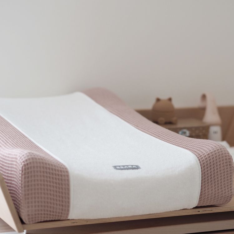 Housse pour matelas à langer Sofalange vieux rose (Béaba) - Image 4