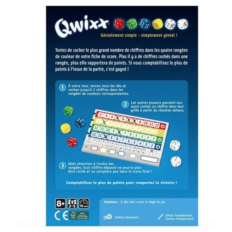 Qwixx jeu de des - nouvelle boite - gigamic (Gigamic) - Image 3