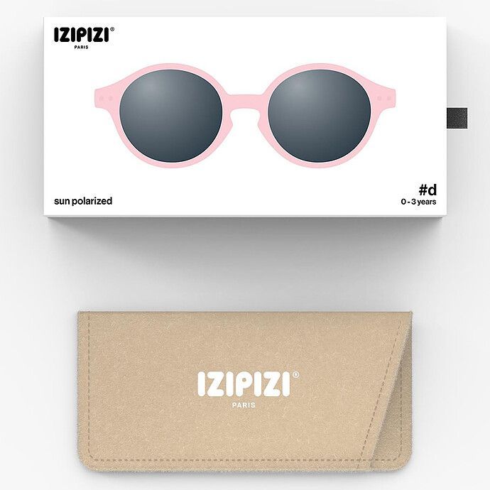 Lunettes de Soleil Baby #D 0/3 Ans - Pastel Pink (IZIPIZI) - Image 5