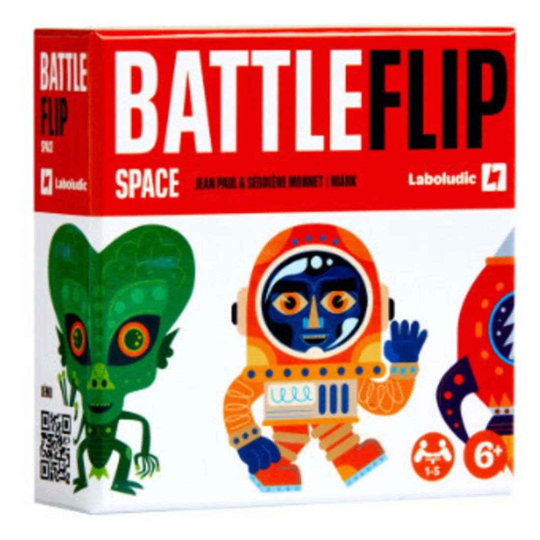 Laboludic - Jeu de cartes Battle Flip L'Espace (Laboludic) - Couverture