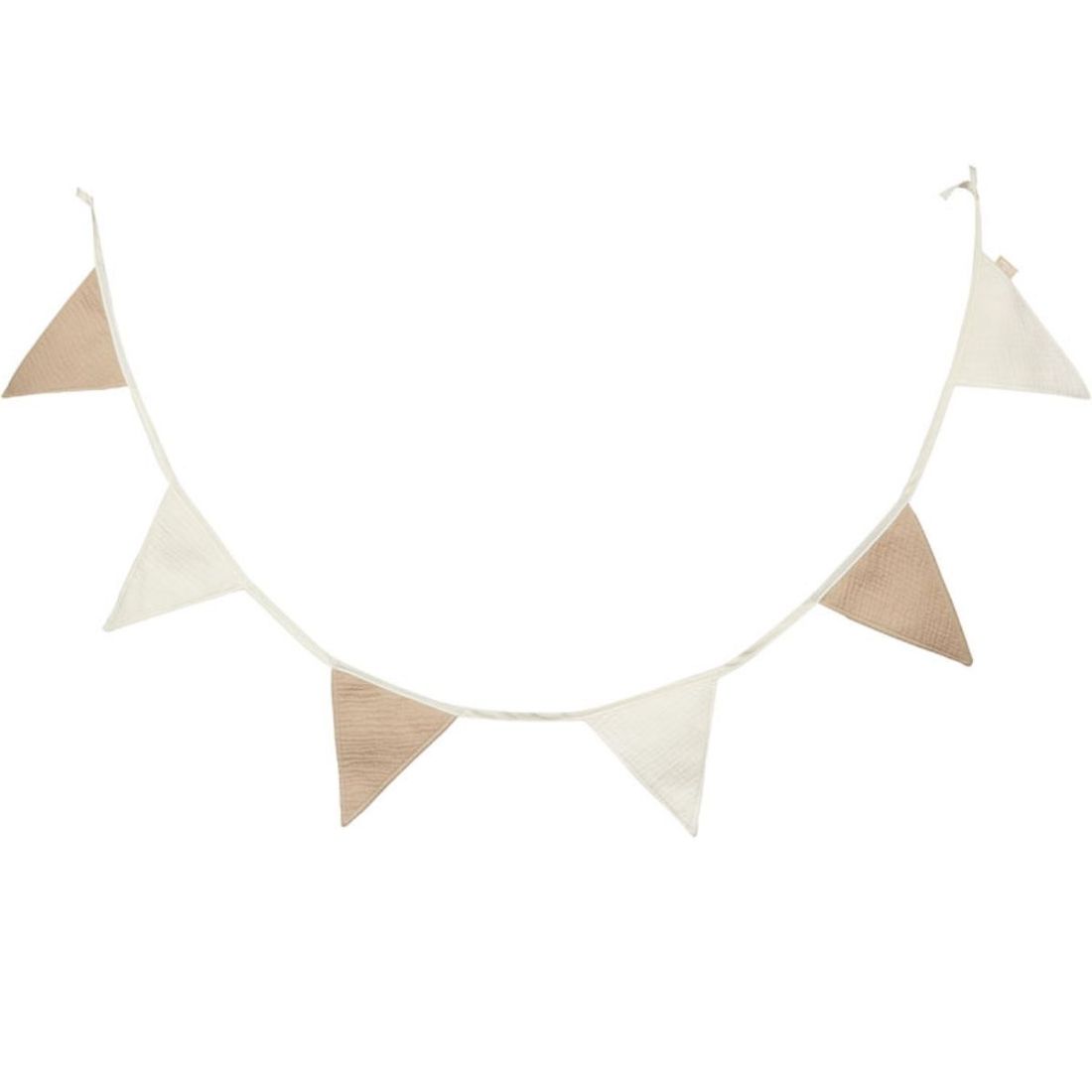 Guirlande de fanions Party Collection Biscuit (200 cm) (Jollein) - Image 1