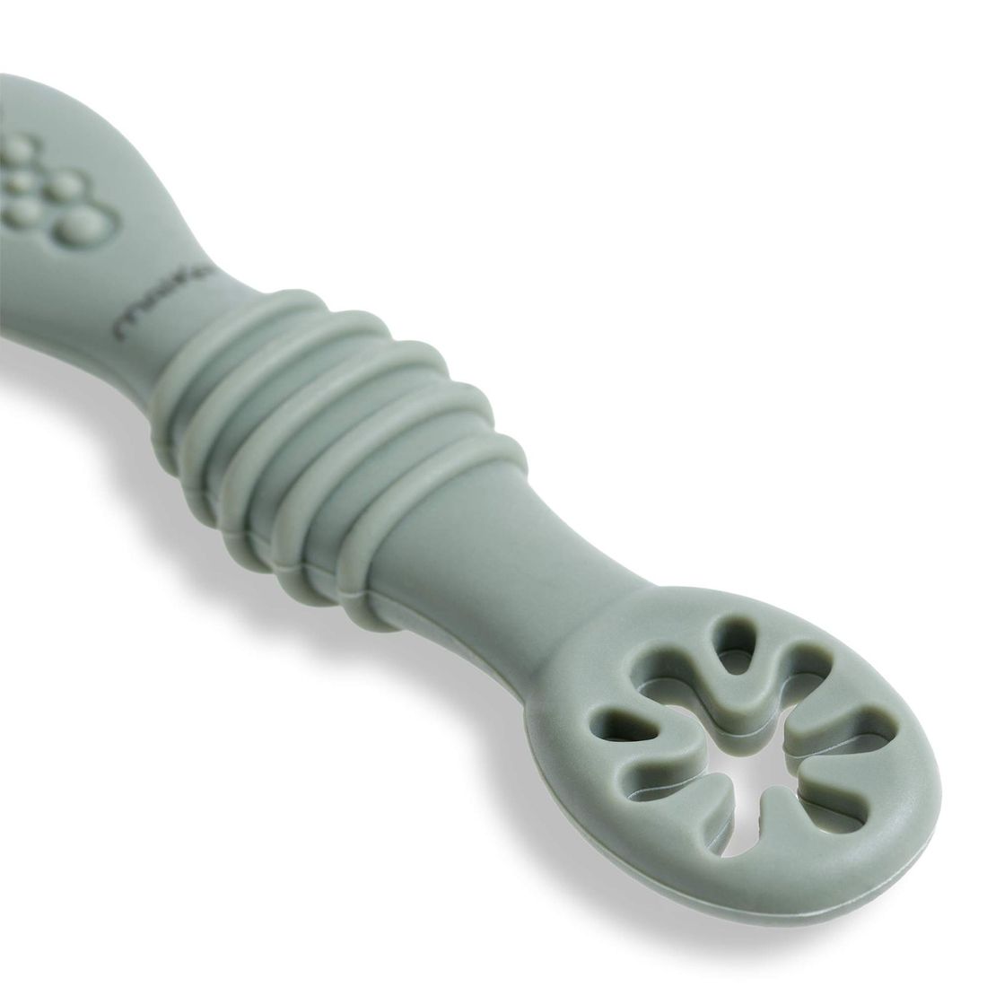 Cuillères bébé d'apprentissage silicone (Maïka) - Image 1
