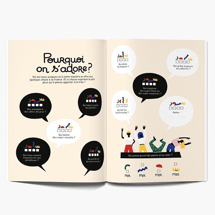 Livre à Compléter Entre Frères et Soeurs (Minus Editions) - Image 3