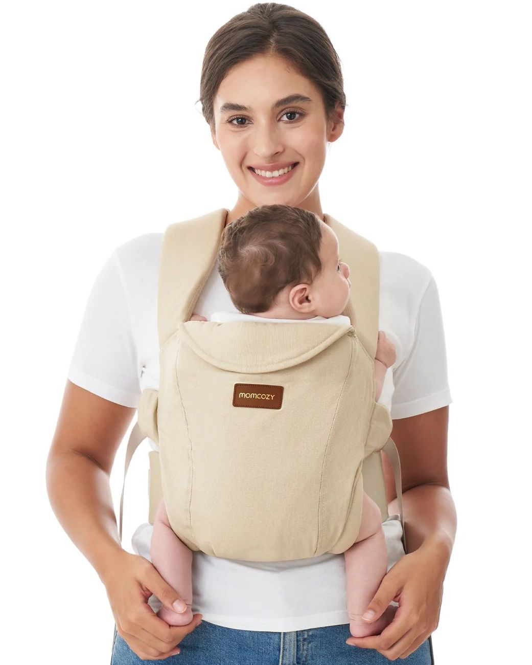 Porte-bébé nouveau-né Momcozy WeeSnug (0–3 mois) (Momcozy) - Couverture
