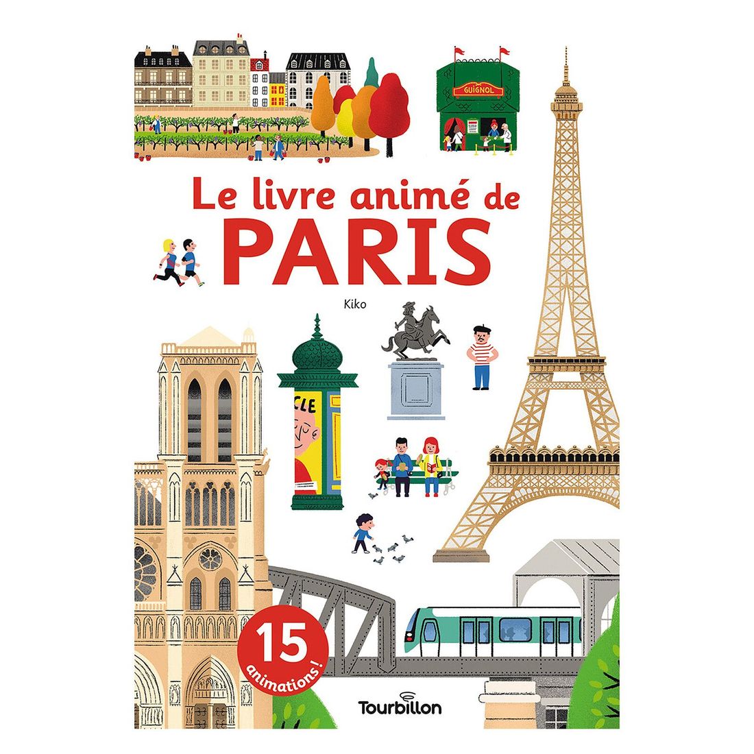 Le Livre animé de Paris (Tourbillon) - Couverture