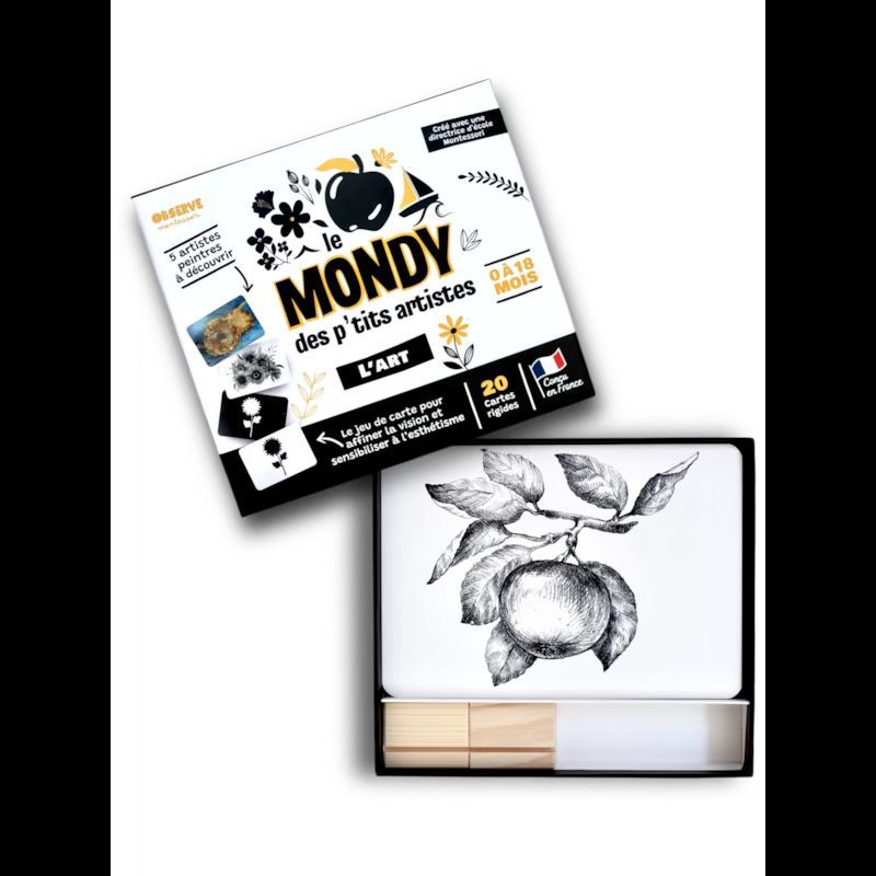 20 cartes contrastées en noir & blanc (Observe Montessori) - Image 3