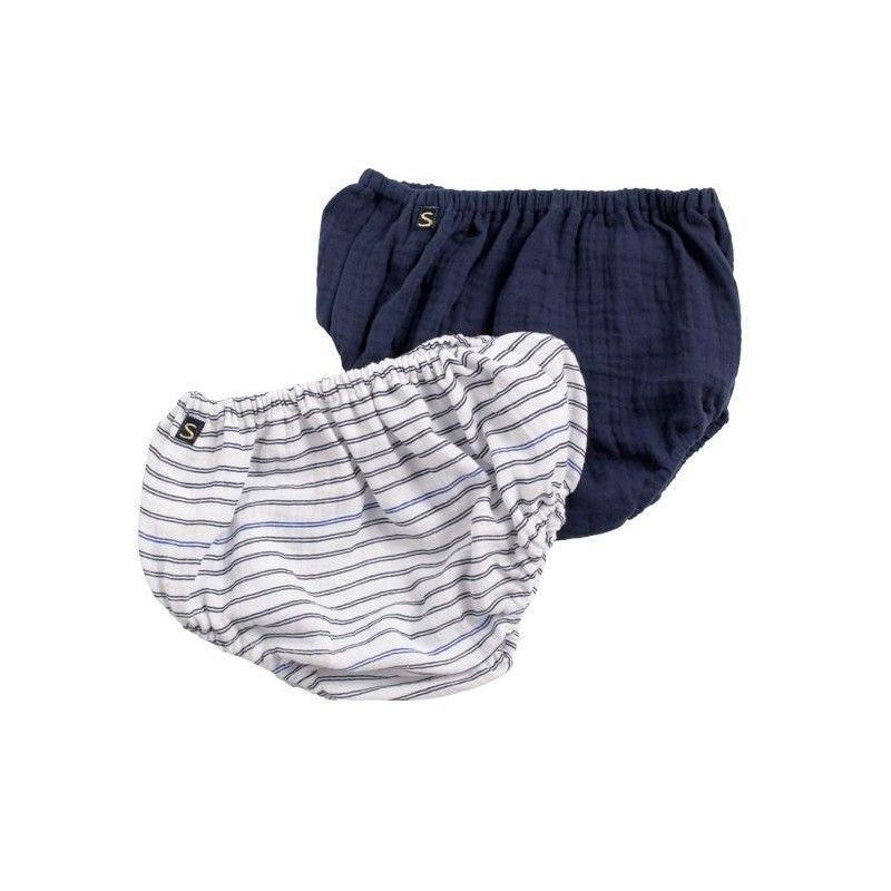 Lot de 2 bloomers - taille 3-6 mois Baby Sailor (Sauthon) - Couverture