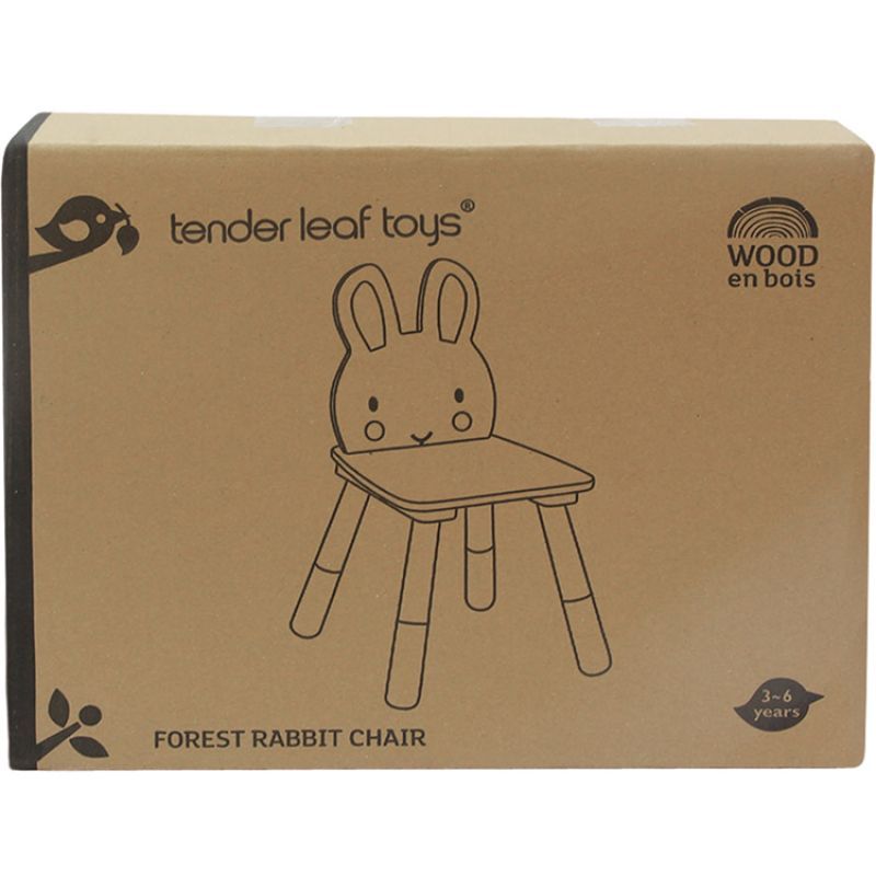 Chaise enfant lapin en bois (Tender Leaf) - Image 7