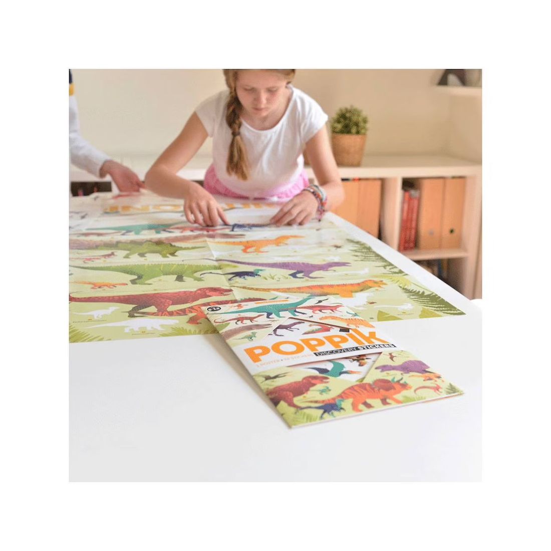 Poster Géant 32 Stickers Dinosaures Multi-coloured (Poppik) - Image 2