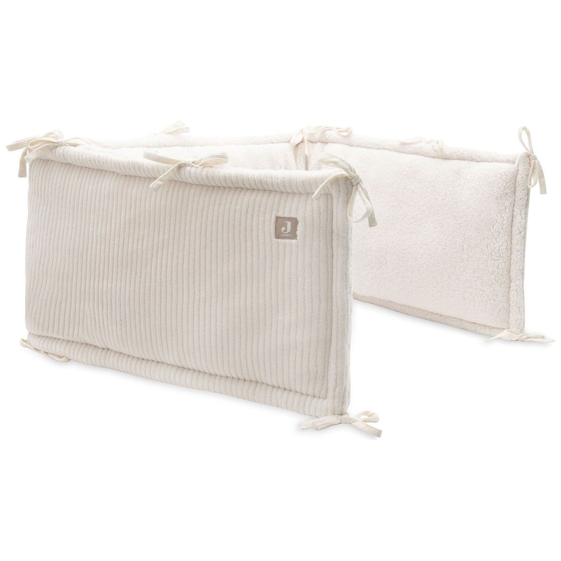 Tour de lit Cloudy Rib Oatmeal (pour lits 60 x 120 ou 70 x 140 cm) (Jollein) - Image 1