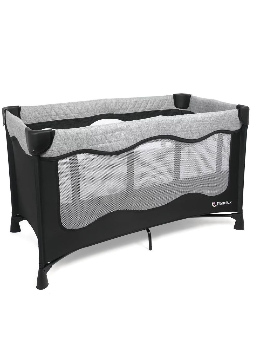 Lit Parapluie Bi-positions Pliage Rapide Xpress Padded Griffin (Renolux) - Couverture