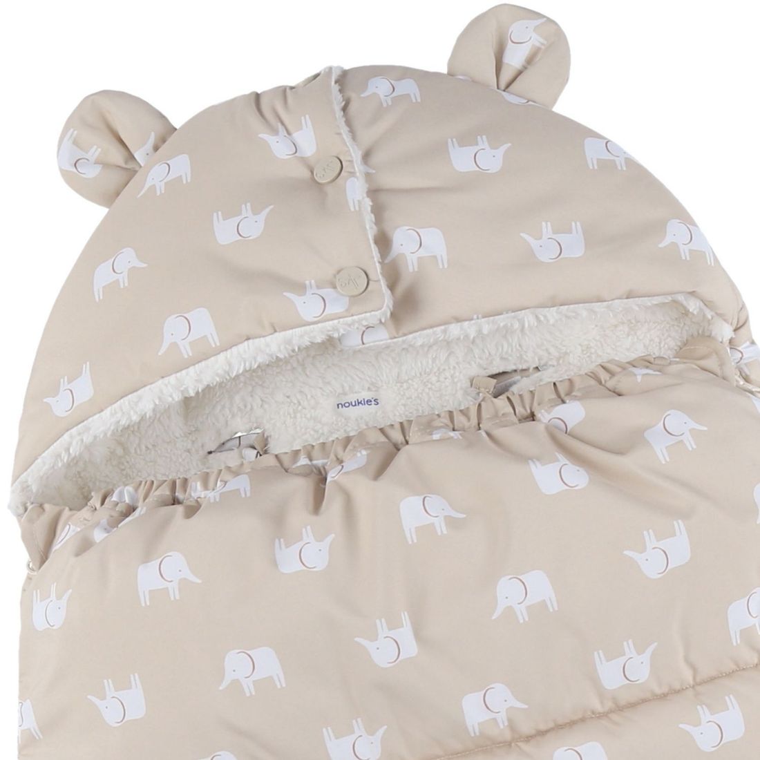 Chancelière déperlante en sherpa beige (Noukie's) - Image 3