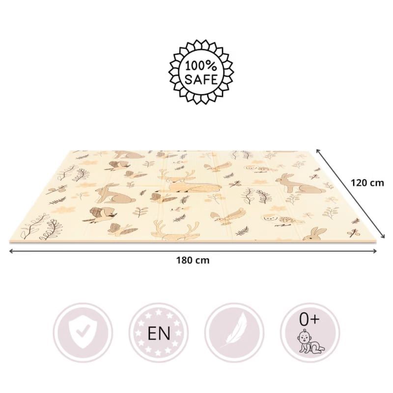 Tapis d'éveil bébé en mousse reversible (Moby System) - Image 3