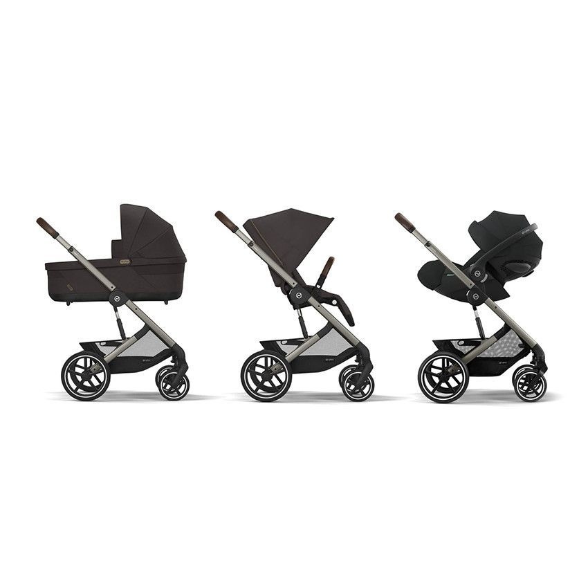 Poussette compacte Balios S Lux taupe/chocolate brown - Marron (Cybex) - Image 4