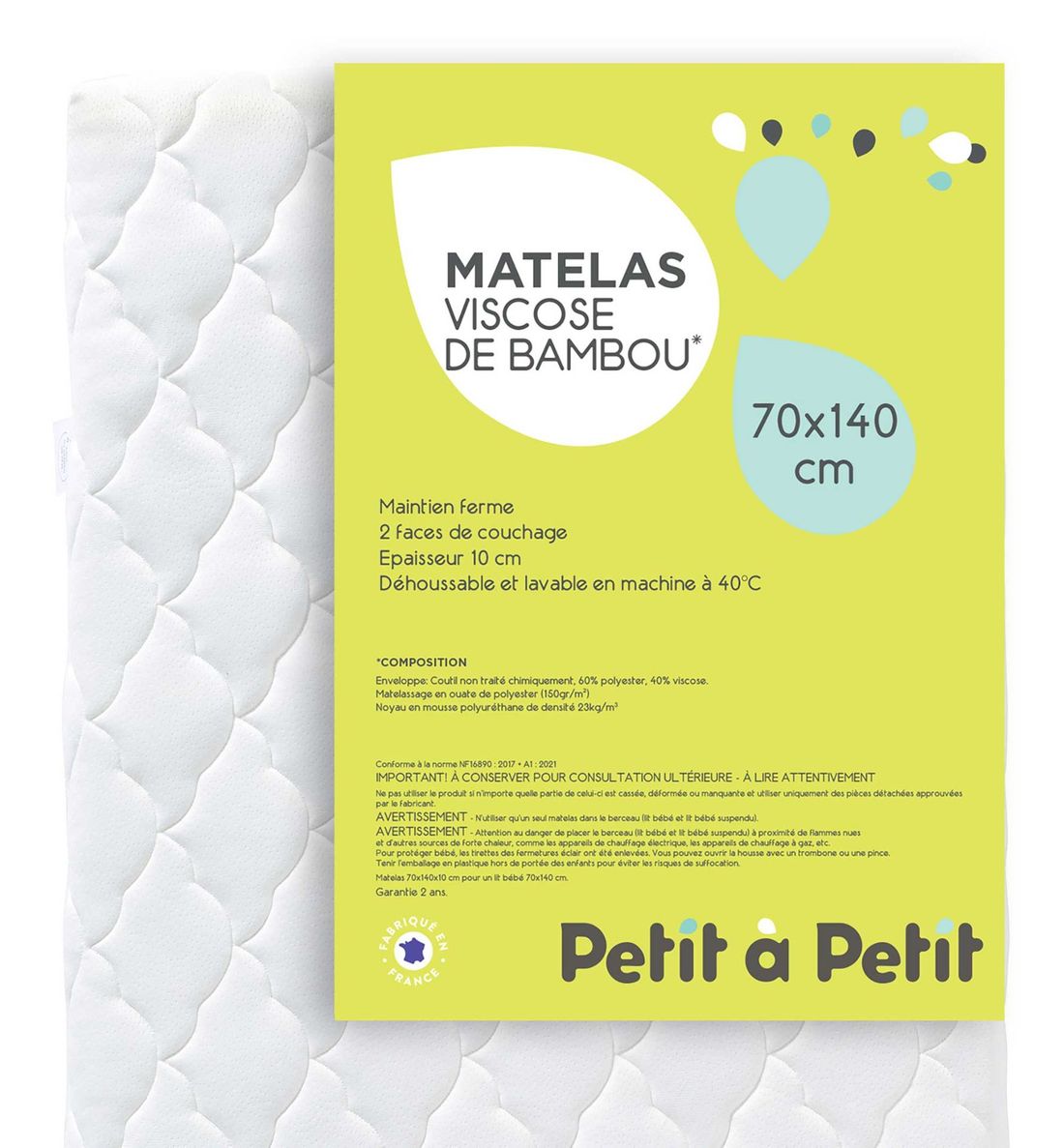 Matelas Viscose de Bambou (Petit à petit) - Image 6
