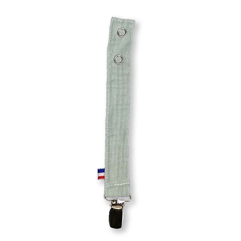 Attache tétine en coton bio teddy vert (Papate) - Image 2