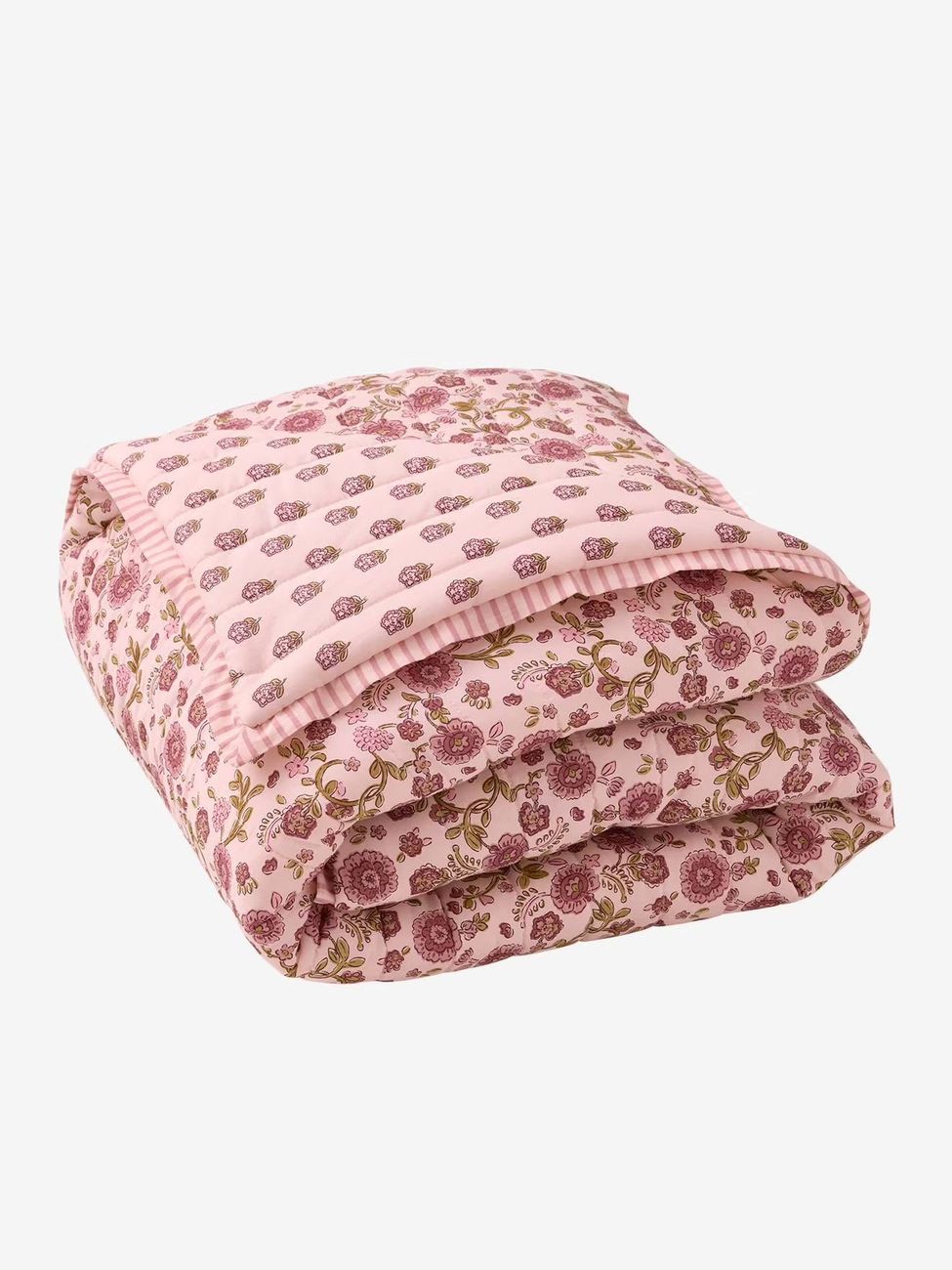 Tapis de sol enfant en coton rose imprimé (Vertbaudet) - Image 2