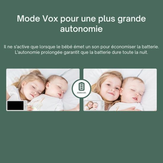 Babyphone caméra connecté ou sans ondes Alnanny (Nanny Care) - Image 5