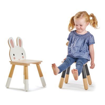 Chaise enfant lapin en bois (Tender Leaf) - Image 3