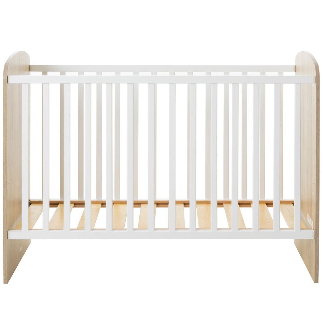 Duo Lit 60x120 cm et Commode 3 tiroirs Châtaignier naturel Basile (Galipette) - Image 6