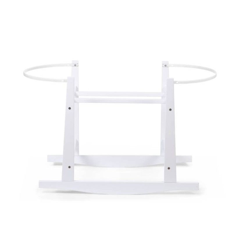 Support à bascule pour couffin Moise Bois blanc - Blanc (Childhome) - Couverture
