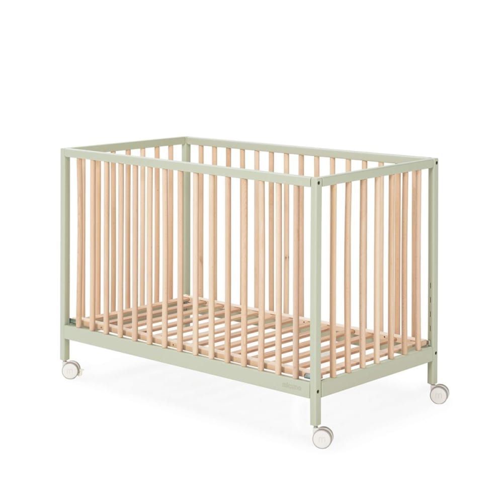 Lit mountain 120x60 mint/bois (Micuna) - Couverture