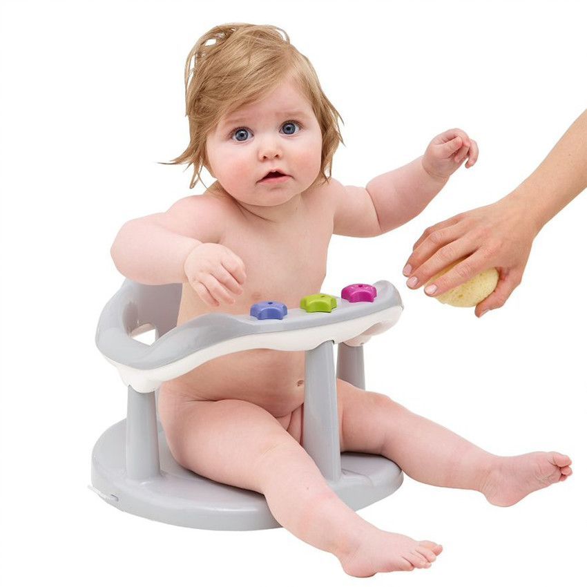 Siège de bain Aquababy - Gris charme - Gris (Thermobaby) - Image 1