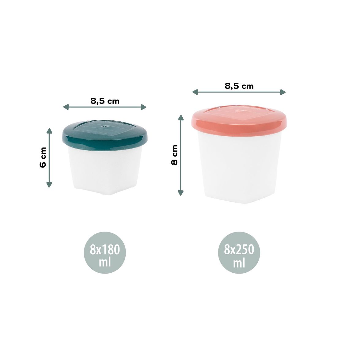 Babybols Bisourcés Pots de Conservation (Babymoov) - Image 4